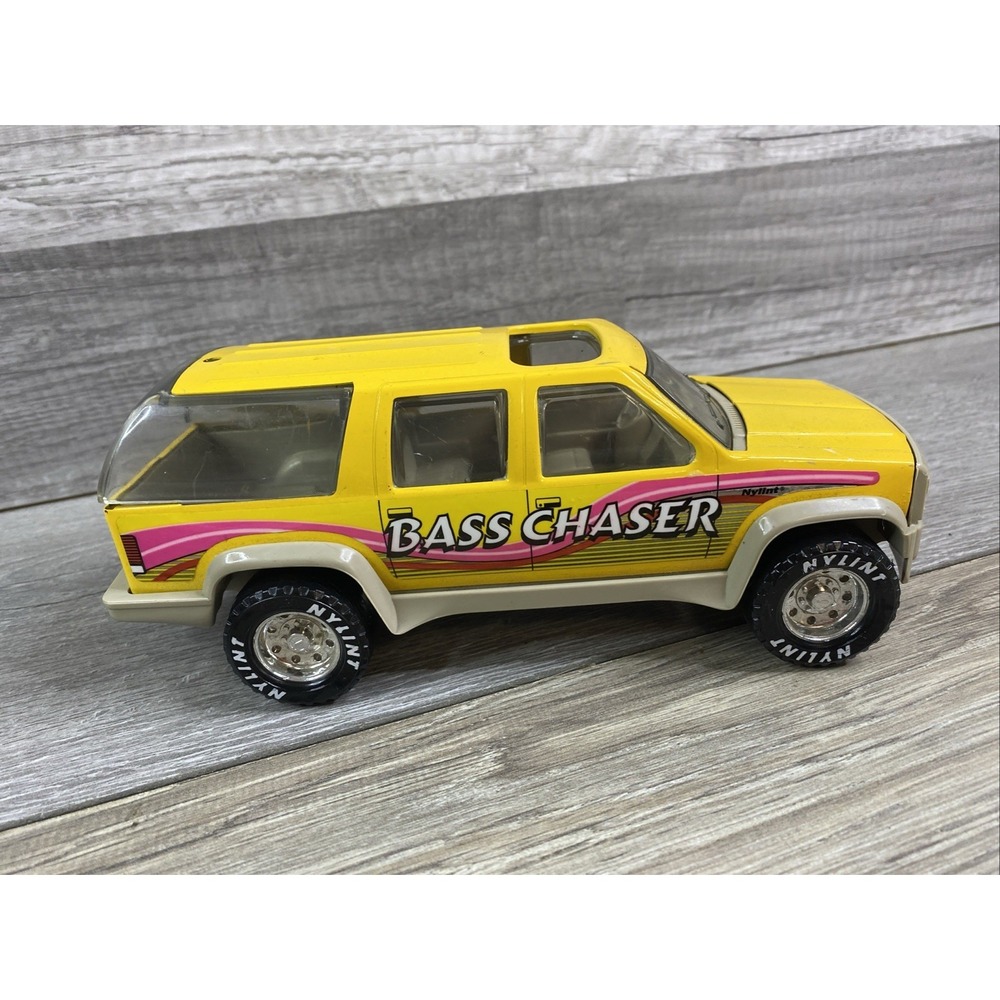 Nylint Bass Chaser Suburban Truck Yellow Pressed Steel